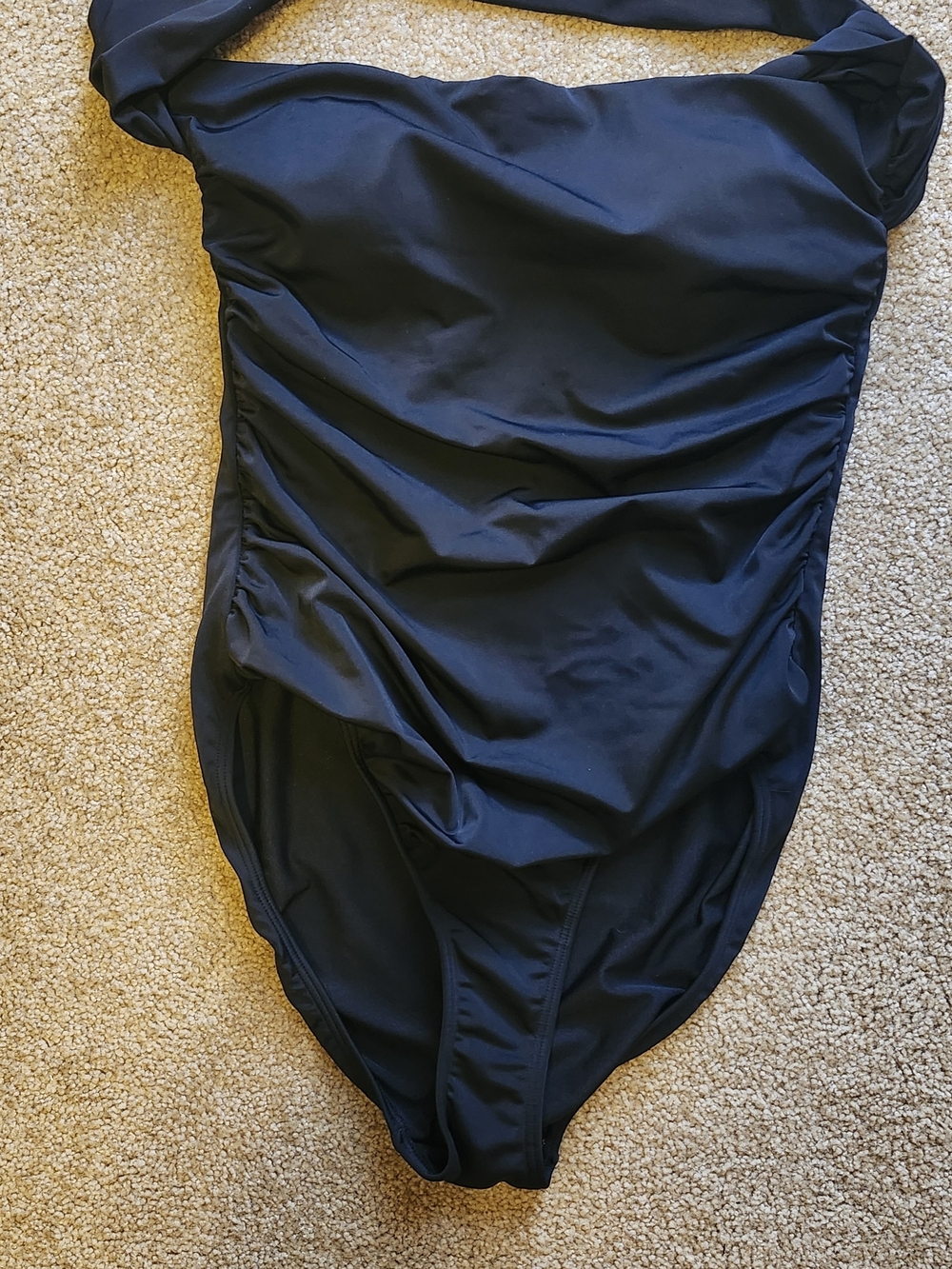 VENUS Black One Shoulder  One-Piece Swimsuit